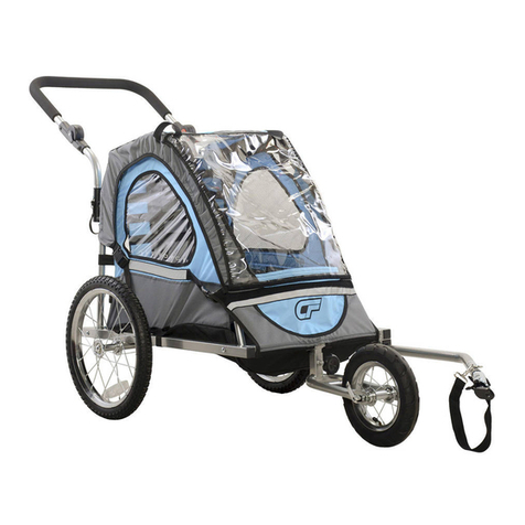 Cycle Force Group BICYCLE BABY TRAILER & JOGGER Assembly instructions