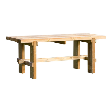 Zest 4 Leisure Rebecca Table User manual
