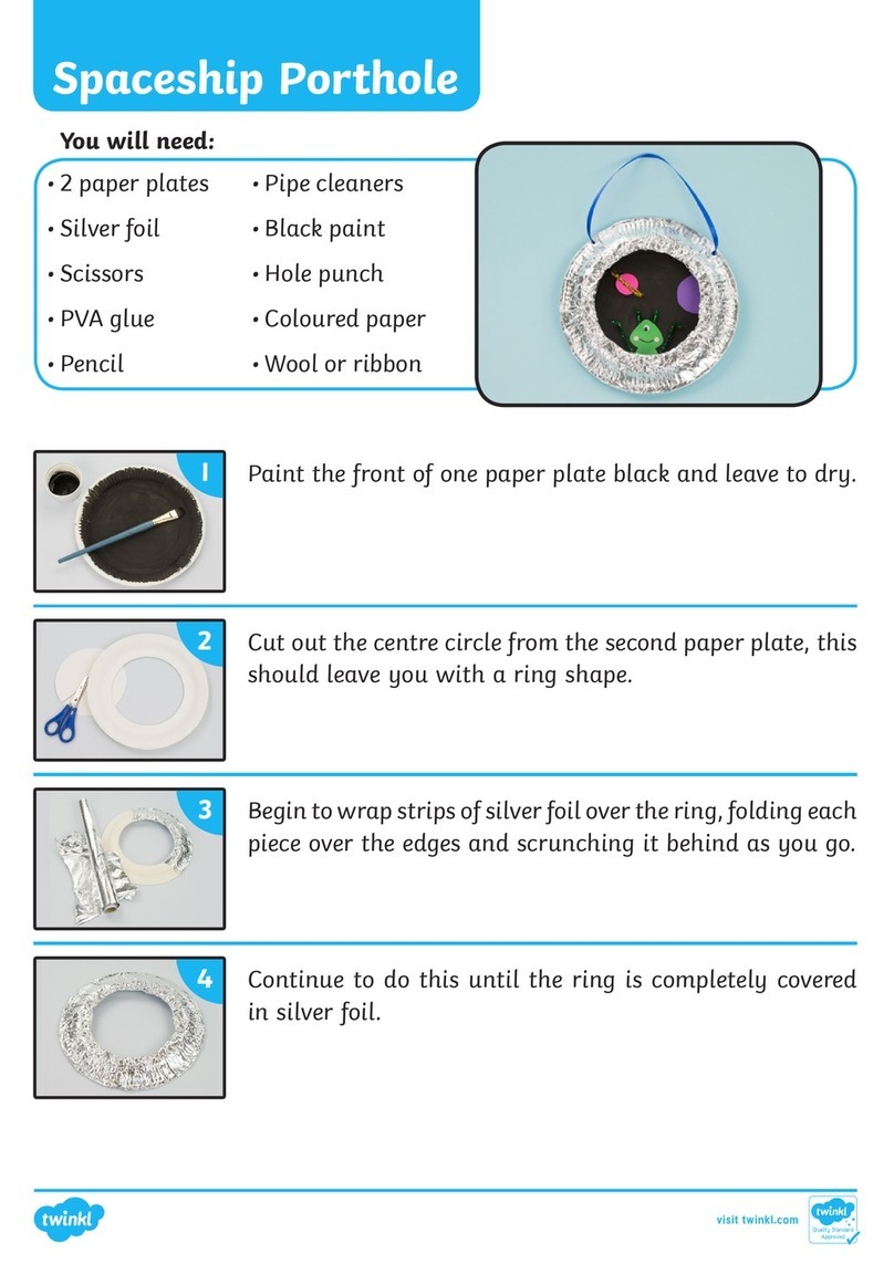 twinkl Spaceship Porthole quick start guide
