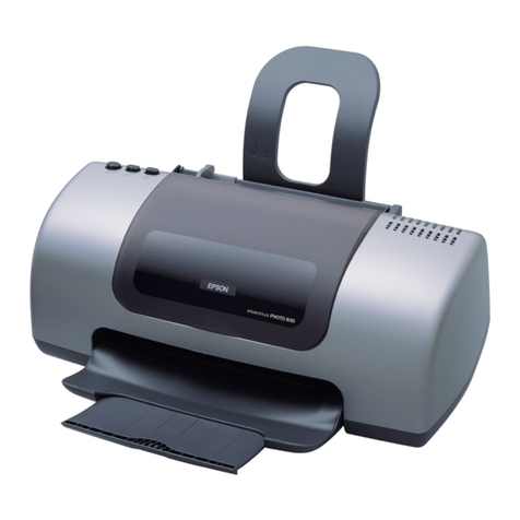 Epson Stylus PHOTO 830 Series User manual