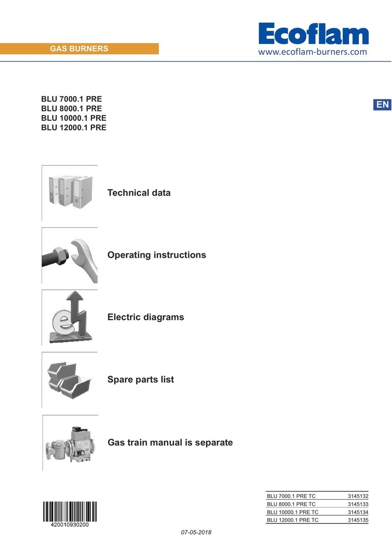 Ecoflam BLU 7000.1 PRE TC User manual Ecoflam BLU 7000.1 PRE TC User manual
