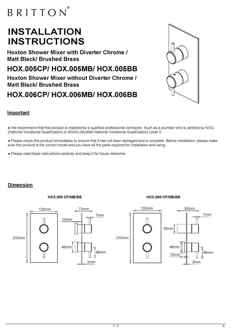 Britton Hoxton HOX.005CP installation instructions