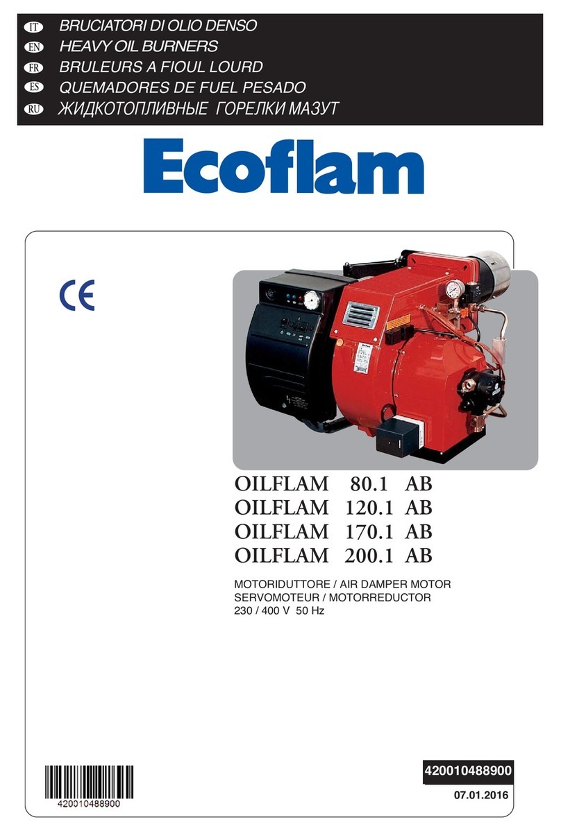 Ecoflam OILFLAM 80.1 AB manual Ecoflam OILFLAM 80.1 AB manual