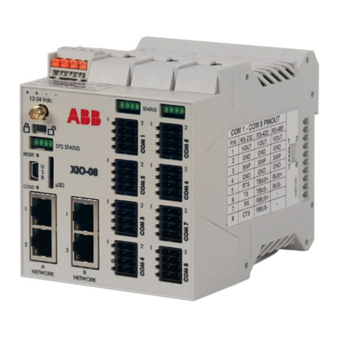 ABB XIO-08 User manual