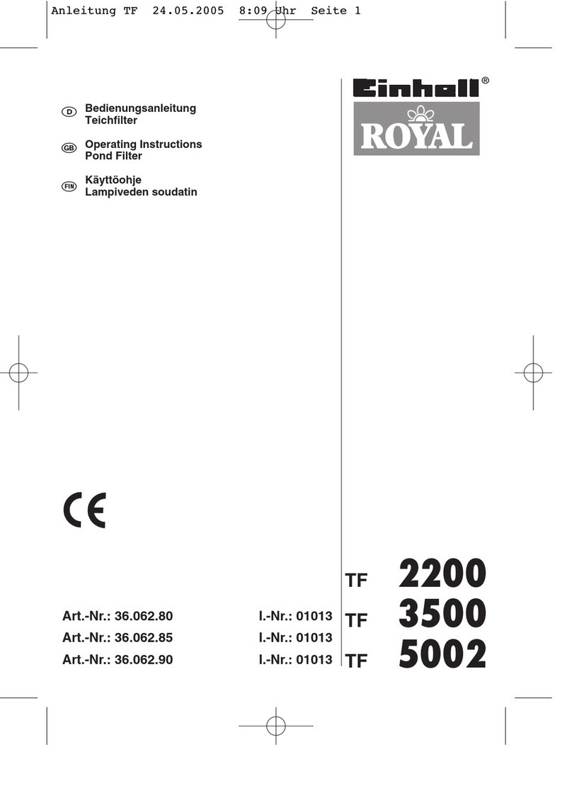 Einhell Royal TF 2200 operating instructions