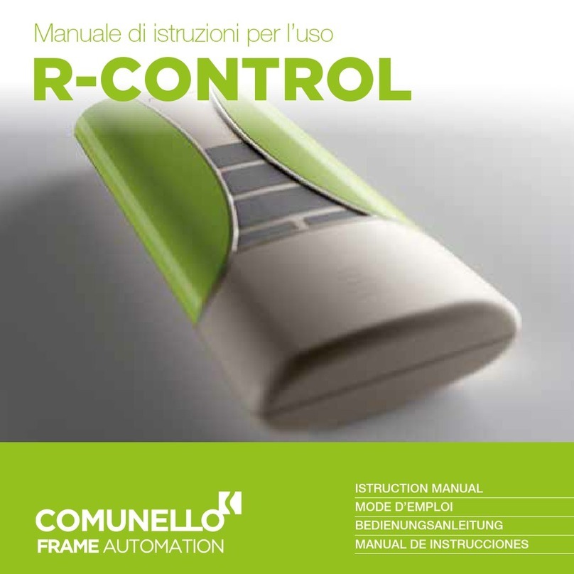 Comunello R-CONTROL instruction manual