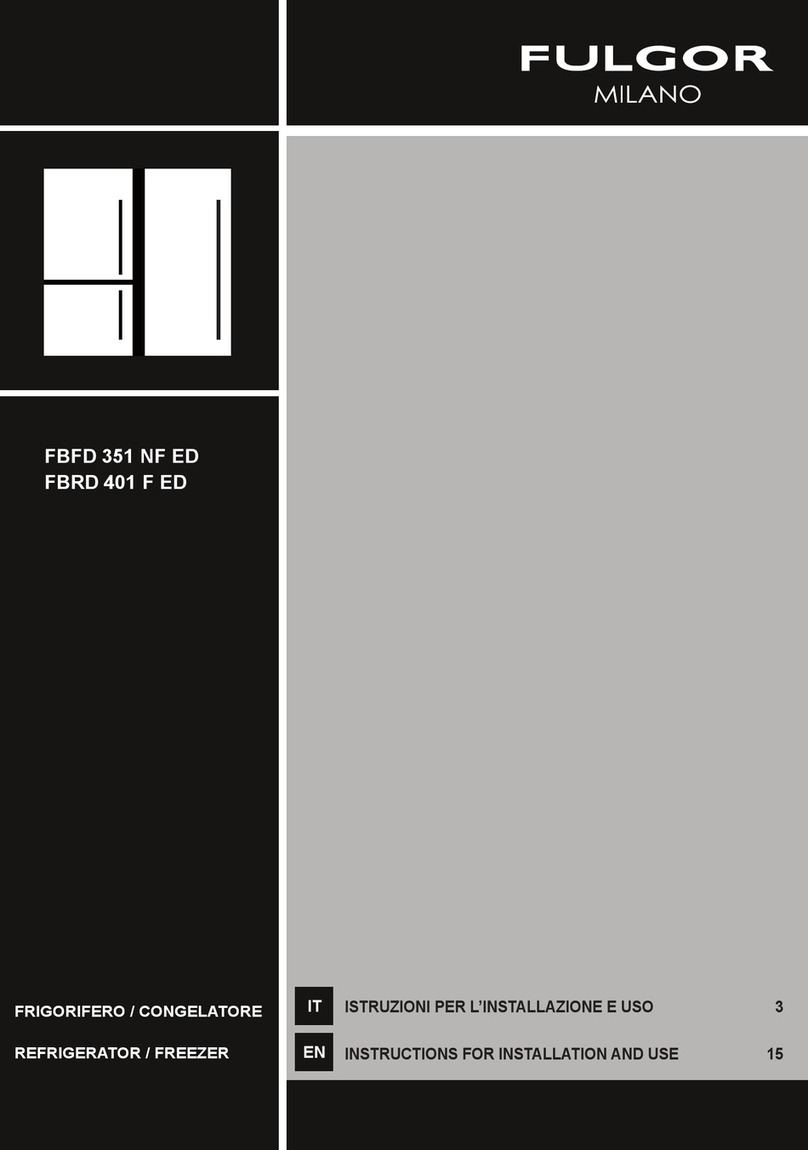 FULGOR FBFD 351 NF ED User manual