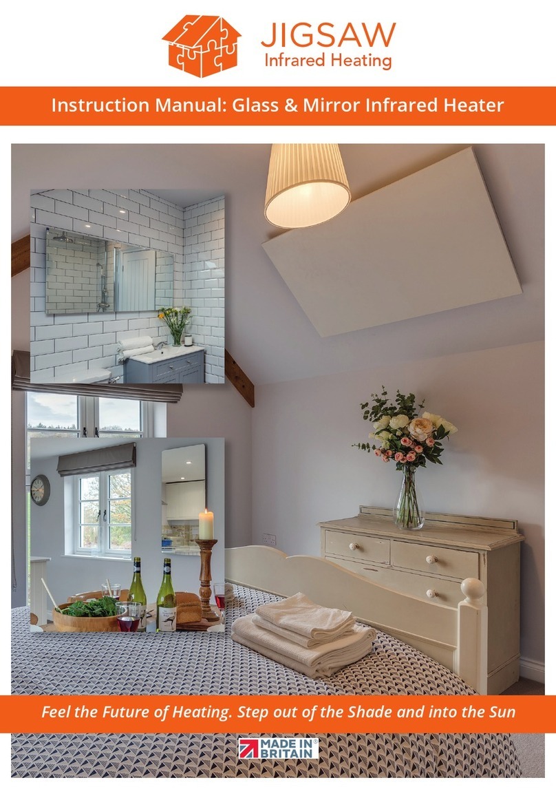 Jigsaw Infrared Heating instruction manual