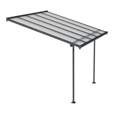 Palram OLYMPIA 3x3.05m/10 User manual