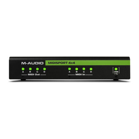 M-Audio MIDISPORT 2x2 Anniversary Edition quick start guide M-Audio MIDISPORT 2x2 Anniversary Edition quick start guide