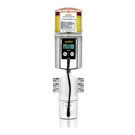 Kluber Lubrication Klubermatic PRO operating instructions