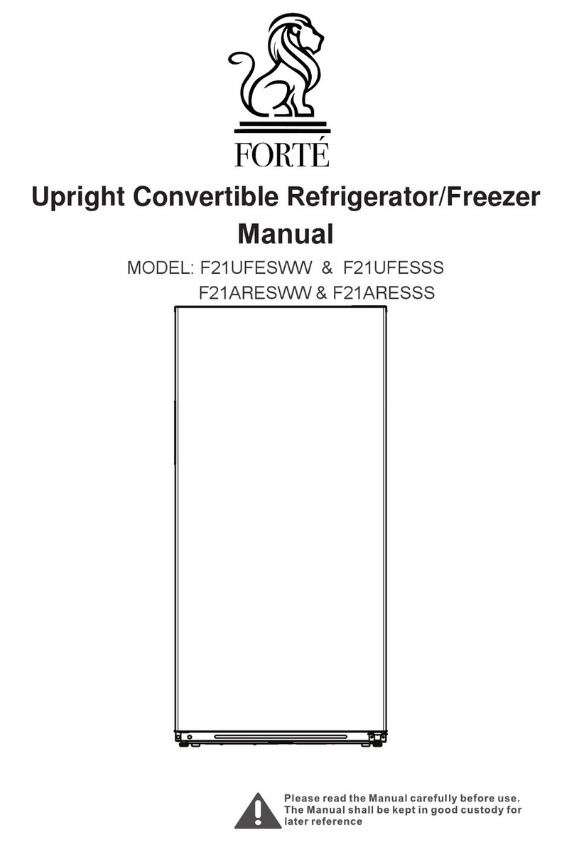 Forte F21UFESWW User manual