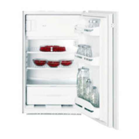 Indesit IN SZ 1611 operating instructions