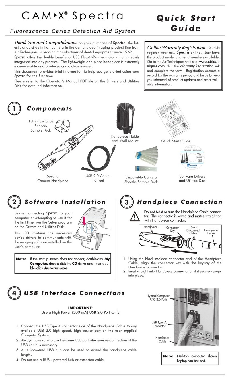 Spectra CAM-X quick start guide