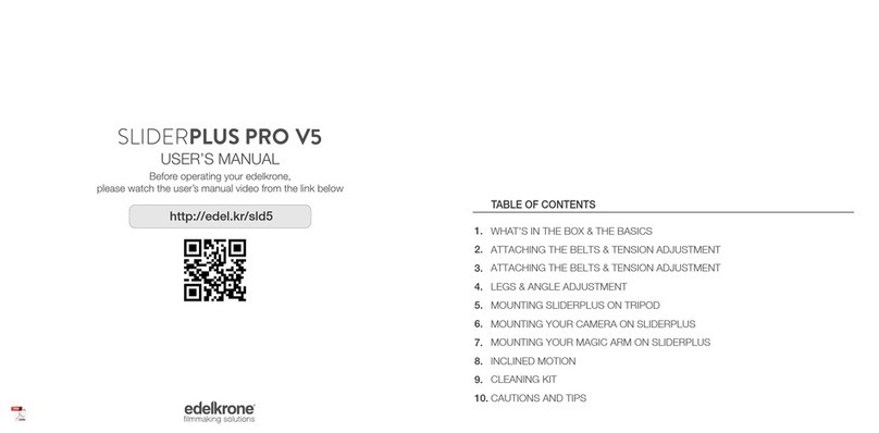 edelkrone SliderPlus PRO V5 user manual