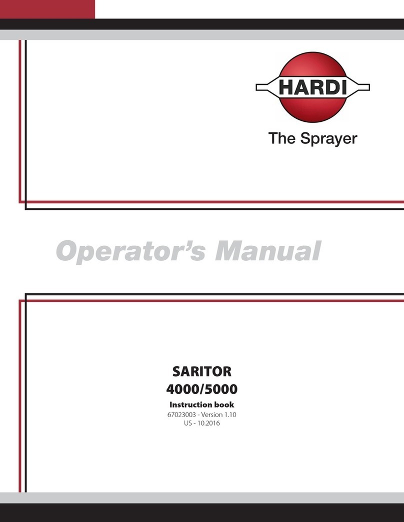 Hardi SARITOR 4000 User manual