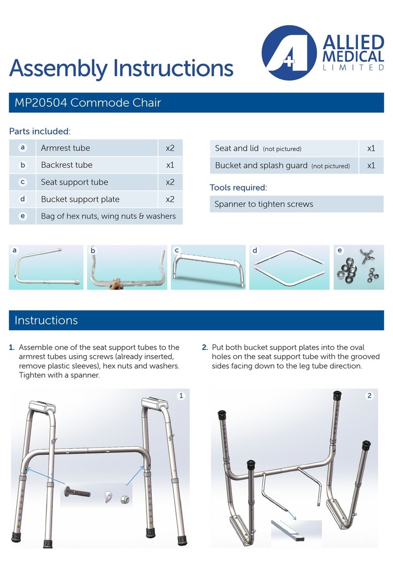 ALLIED MEDICAL MP20504 Assembly instructions