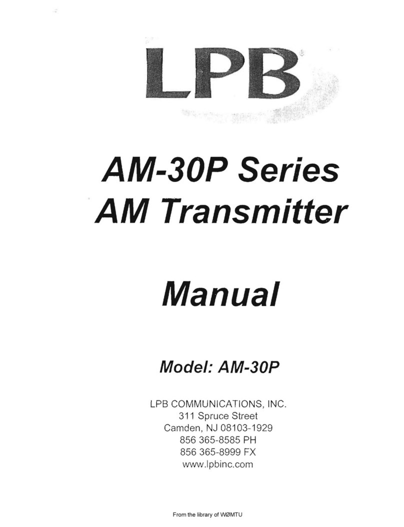 LPB AM-30P Series manual