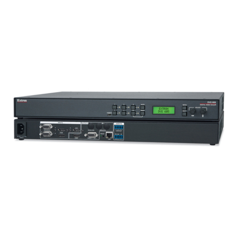 Extron electronics DVS 605 User manual