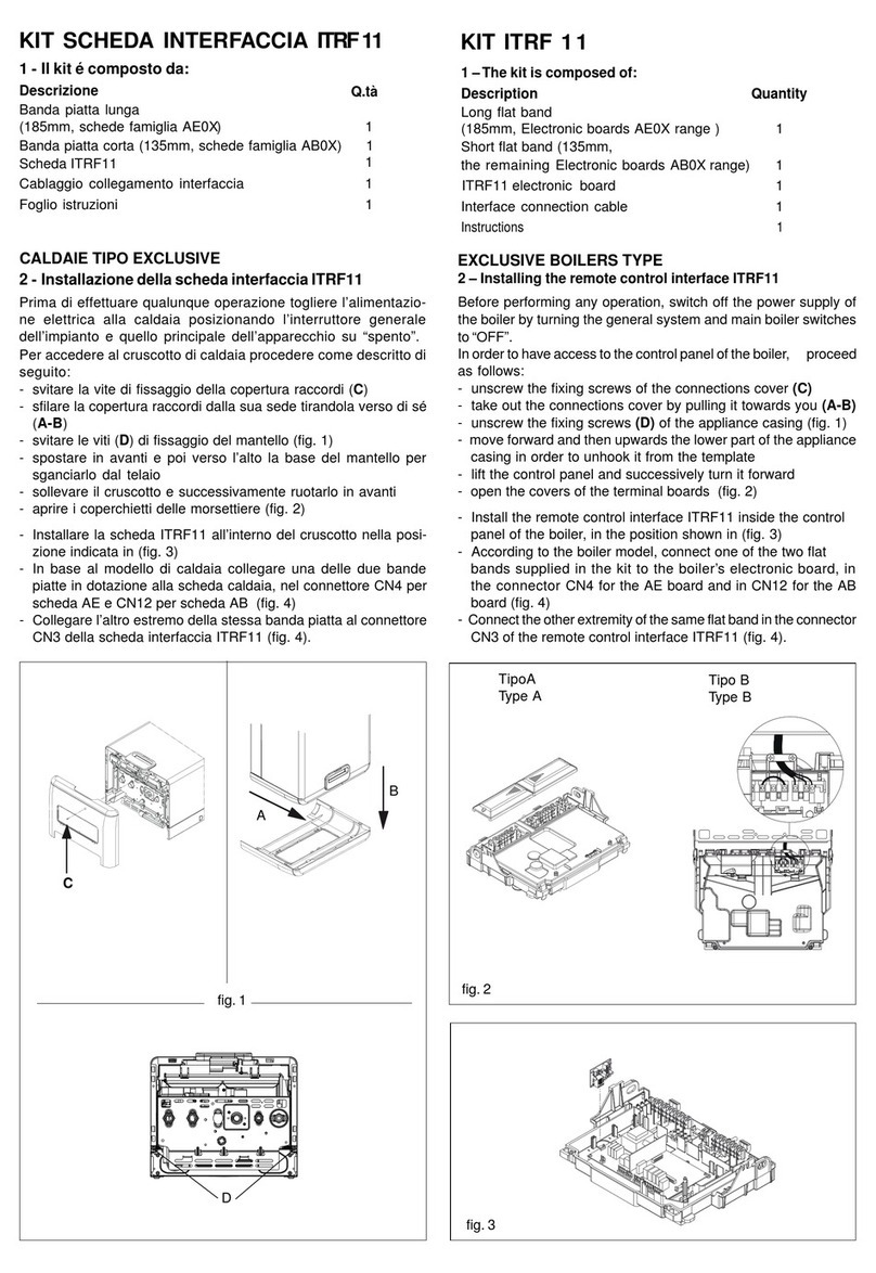 Riello ITRF 11 User manual
