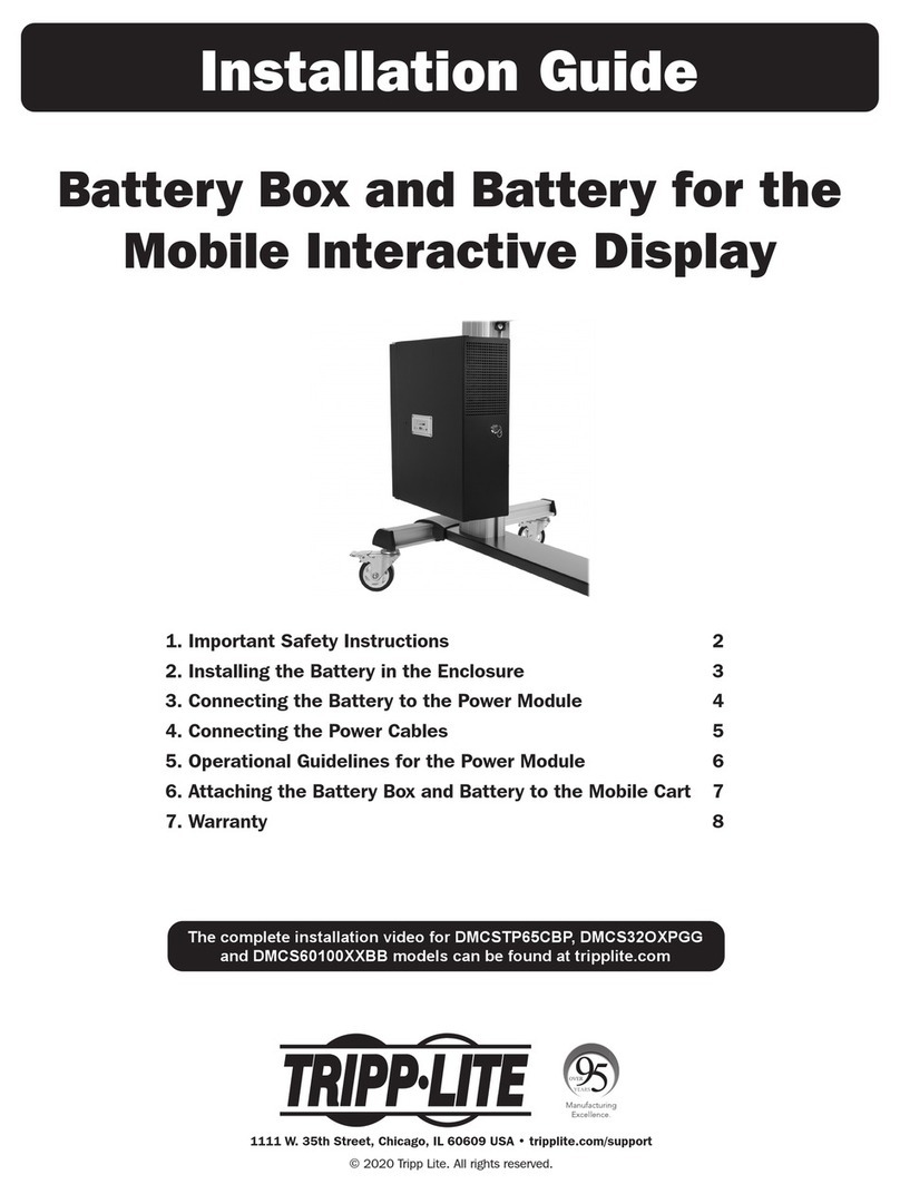 Tripp Lite DMCSTP65CBP installation guide