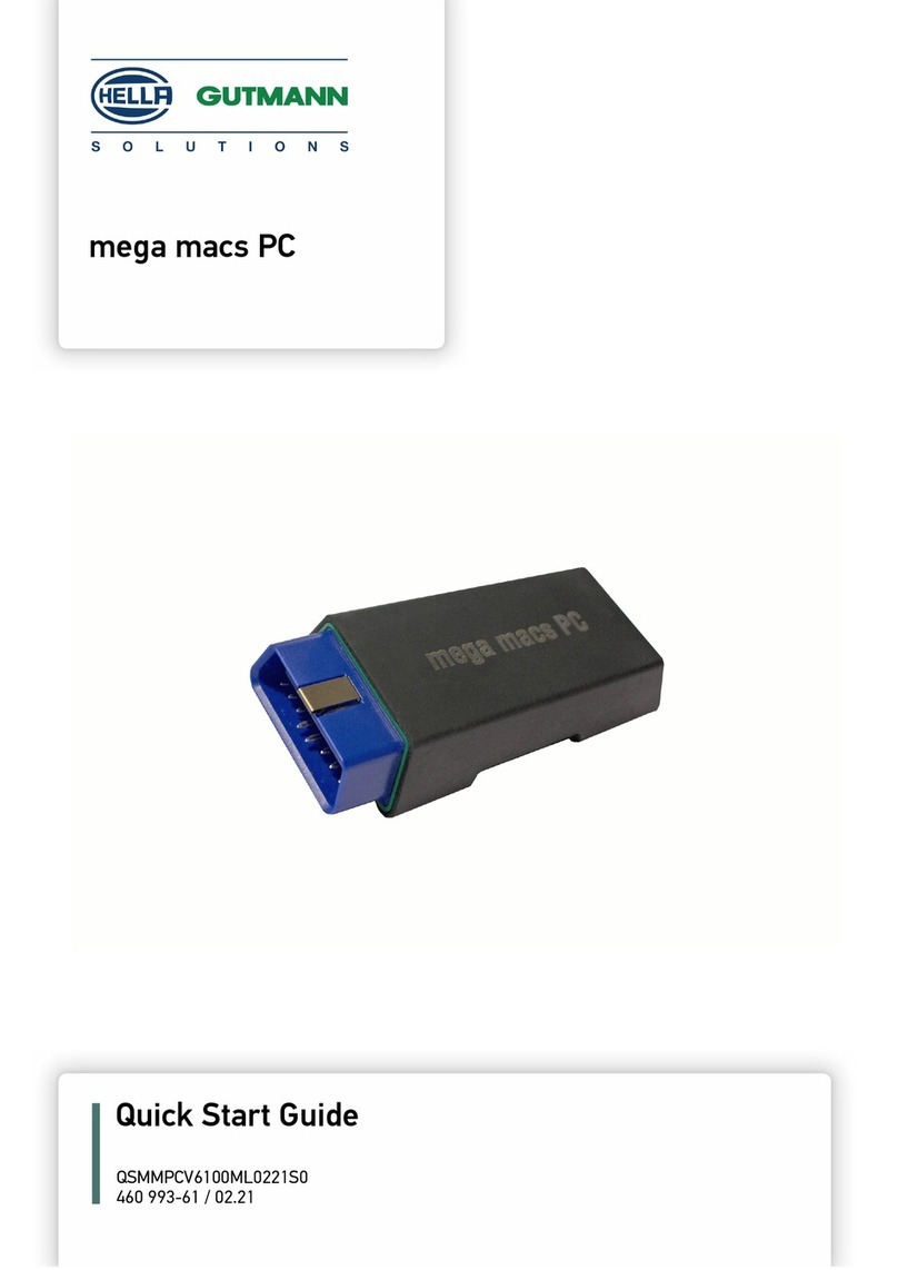 Hella Gutmann mega macs PC quick start guide
