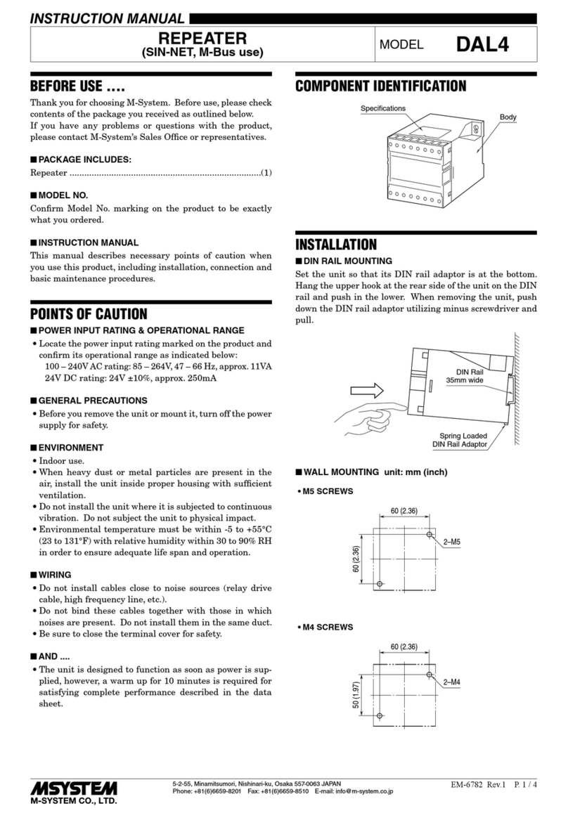 M-system DAL4 User manual