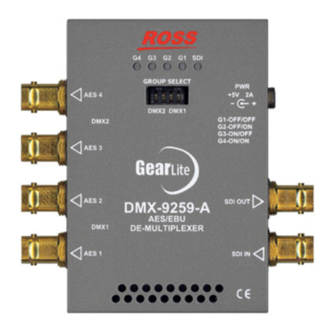 Ross GearLite DMX-9259-A user guide