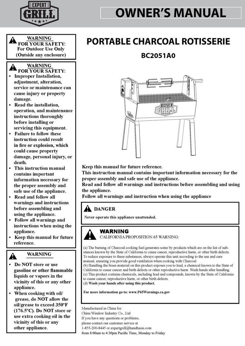 EXPERT GRILL BC2051A0 User manual