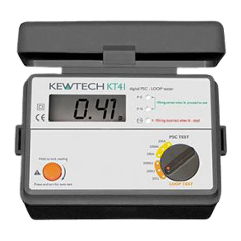 Kewtech KT41 User manual