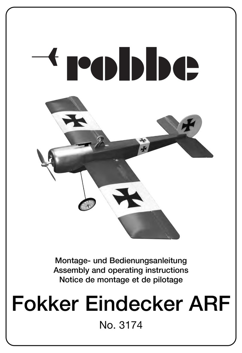 ROBBE Fokker Eindecker ARF User manual