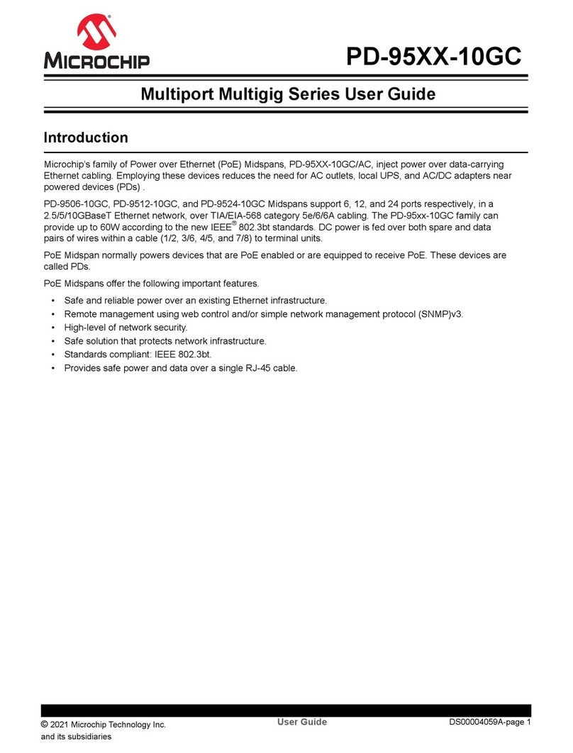 Microchip Technology PD-95-10GC Series user guide Microchip Technology PD-95-10GC Series user guide