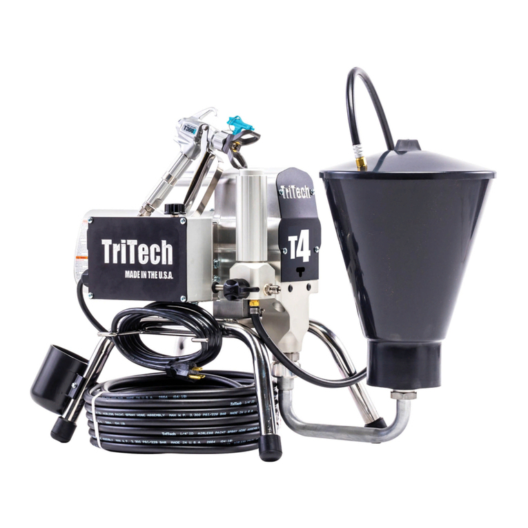 Tritech T4 Airless Sprayer User manual