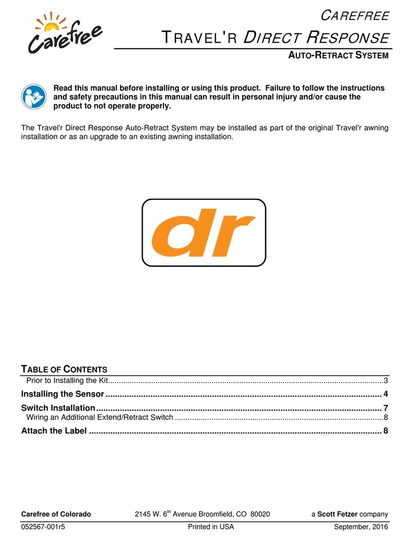 Carefree DIRECT RESPONSE User manual
