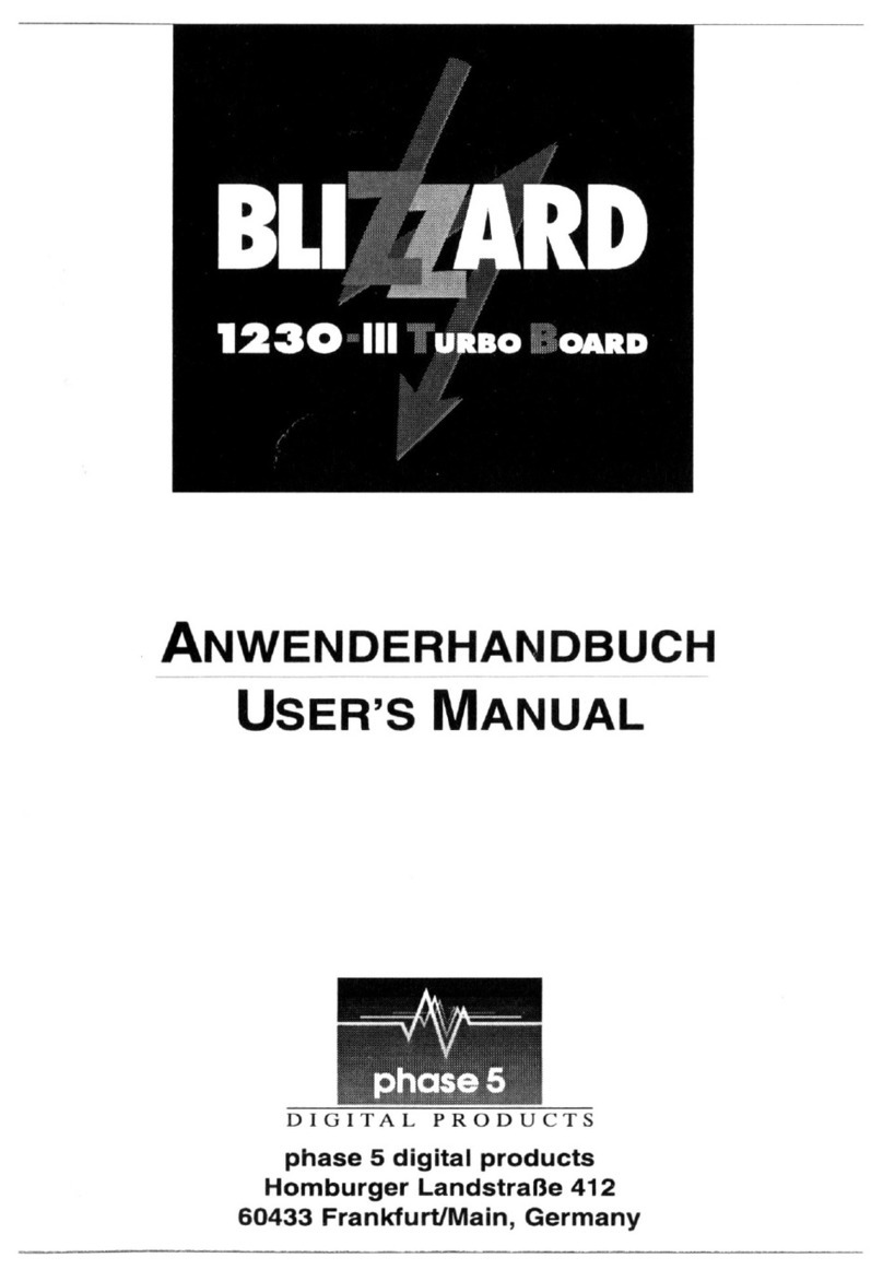 phase 5 BLIZZARD 1230-III Turbo Board user manual phase 5 BLIZZARD 1230-III Turbo Board user manual