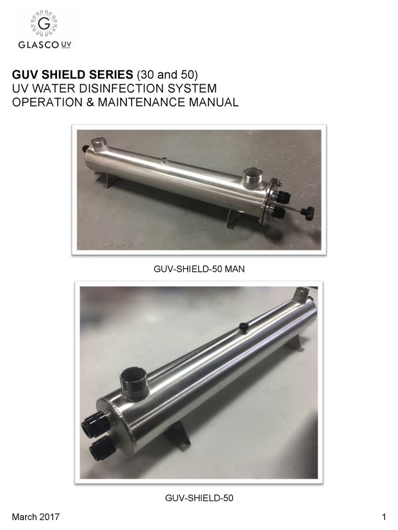 Glasco UV GUV SHIELD Series Operation & maintenance manual