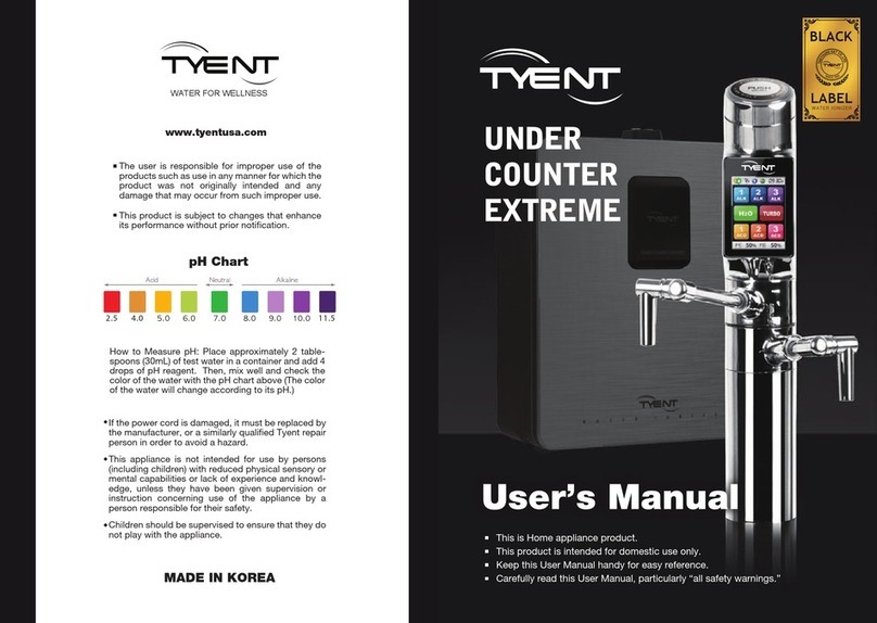 Tyent UCE-E13T user manual Tyent UCE-E13T user manual