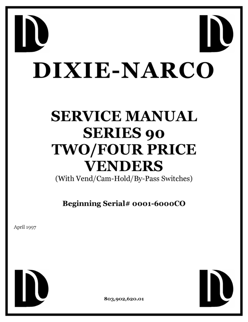 Dixie Narco 90 Series User manual