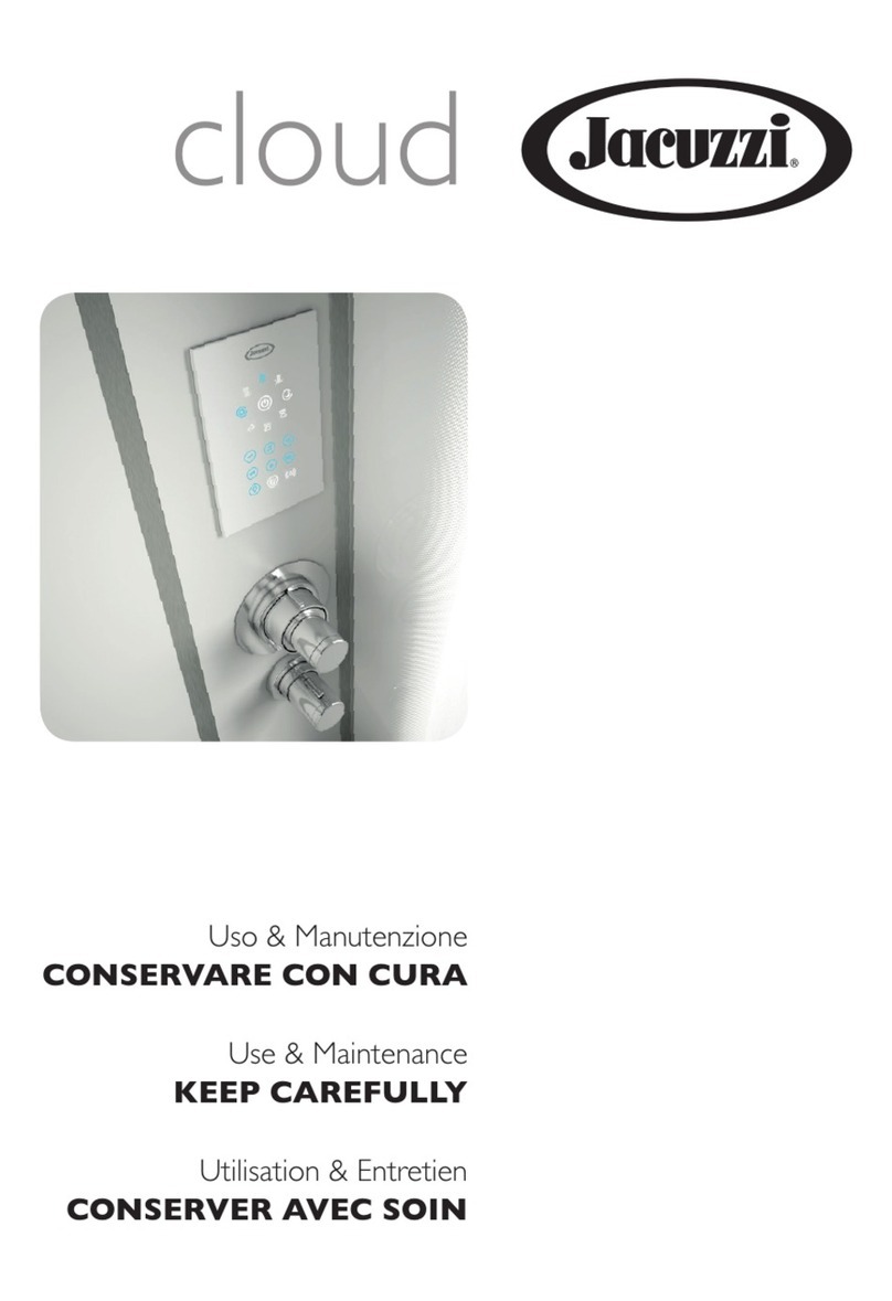 Jacuzzi cloud Parts list manual Jacuzzi cloud Parts list manual