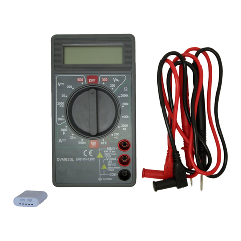 Velleman DVM830L User manual