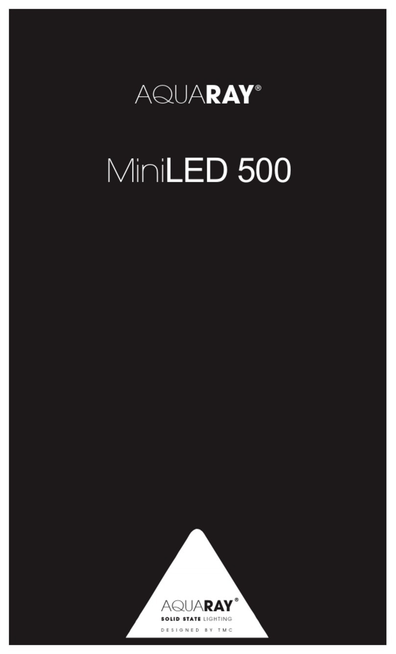 TMC Aquarium AQUARAY MiniLED 500 User manual
