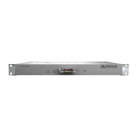 Promax CompactMax-5 User manual