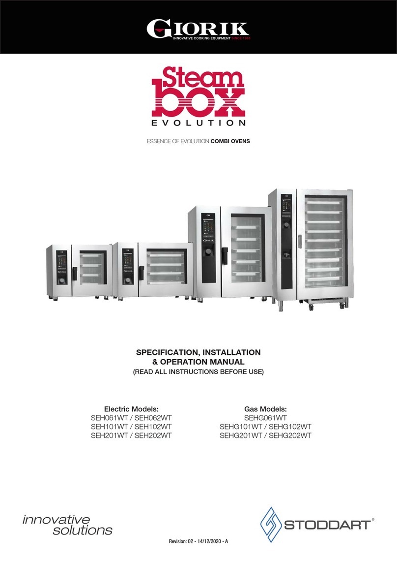 STODDART Giorik SEH061WT SPECIFICATION, INSTALLATION & OPERATION MANUAL