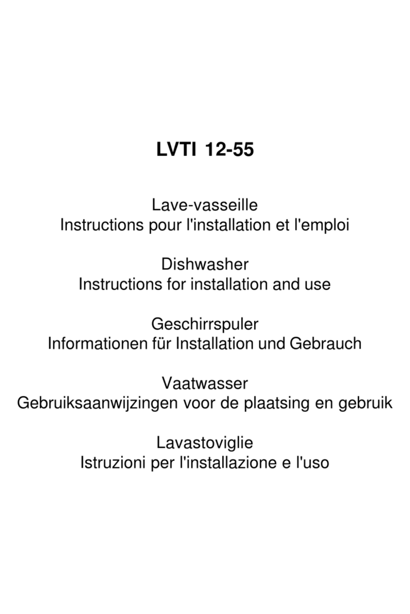 Indesit LVTI 12-55 Instructions for installation and use