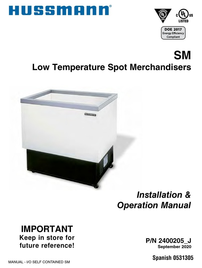 Hussmann SM-115W User manual