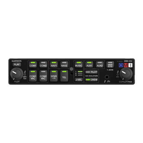 Garmin GMA 342 installation manual