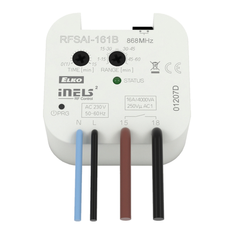 Elko inels RFSAI-161B/230V quick start guide