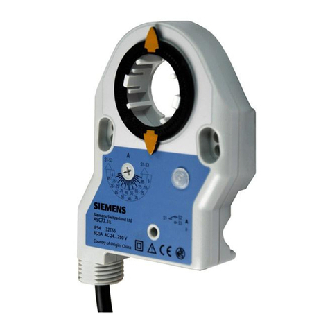 Siemens ASC77.1E User manual