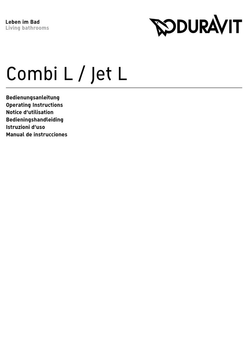 DURAVIT Combi L operating instructions