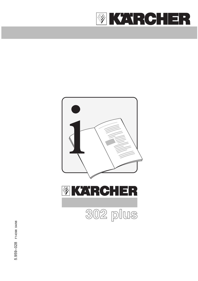 Kärcher 302 plus User manual